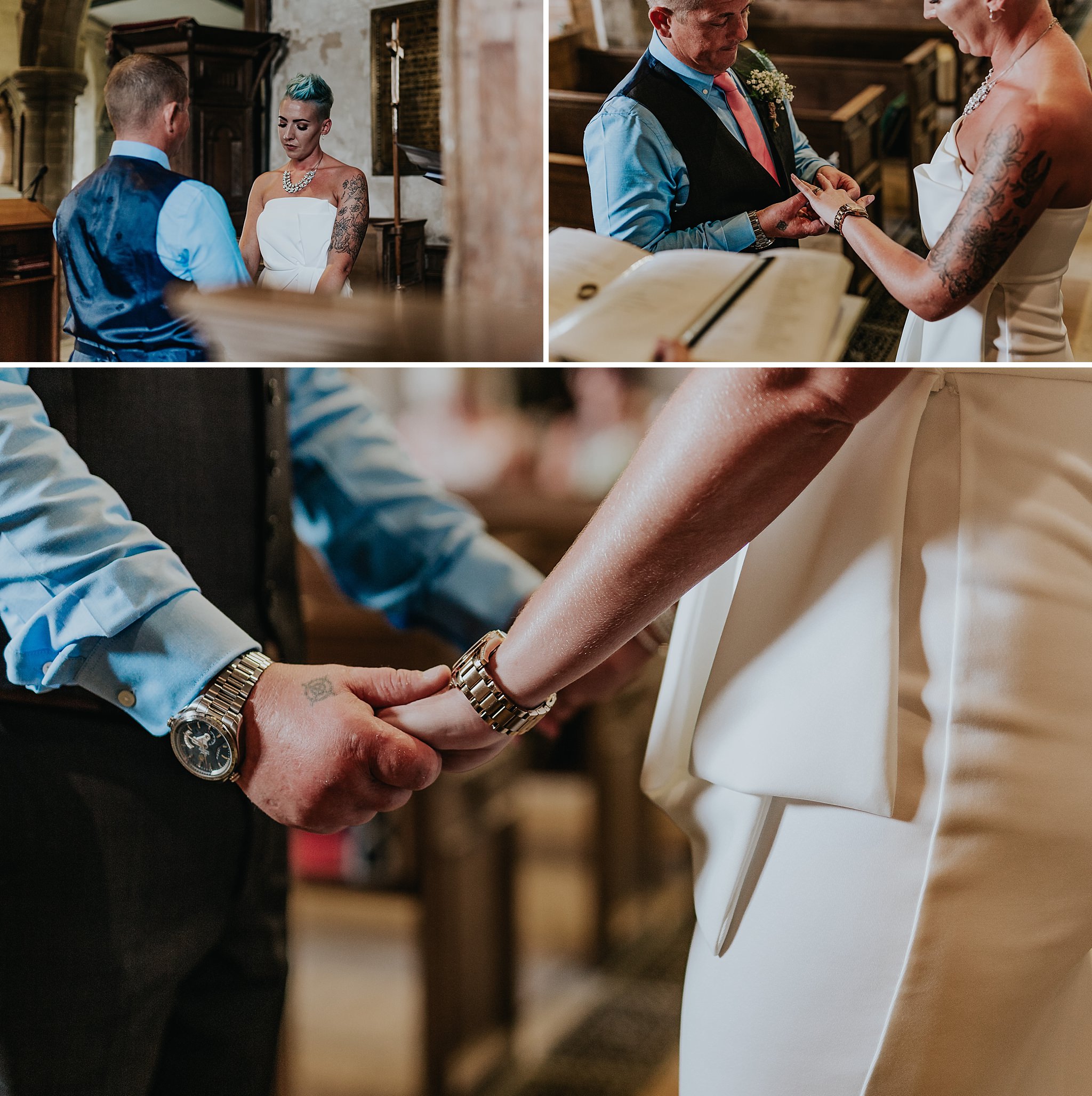 Creative documentary wedding photographer Staffordshire